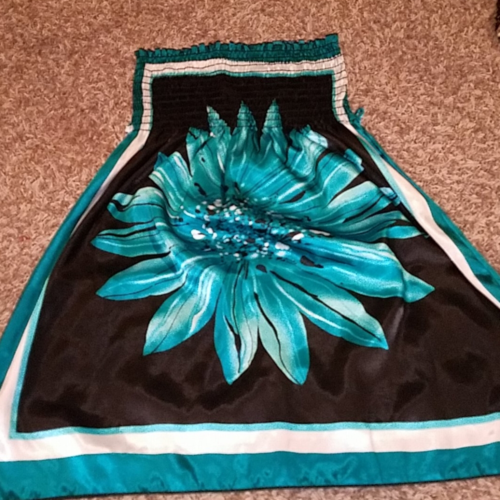Blue flower dress